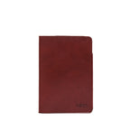 J.R.R. Tolkien Journal Cover in Oxblood, closed front view with debossed logo