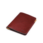 J.R.R. Tolkien Journal Cover in Oxblood, closed angled view with debossed logo