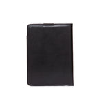 C.S. Lewis Medium Portfolio in Raven Black, closed back view