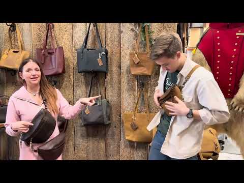 Tumbled Leather Fanny Bag UNISEX