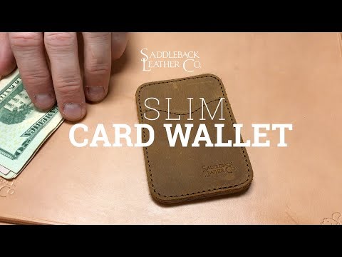 Slim Card Wallet | Saddleback Leather Co.
