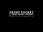 Front Pocket Briefcase & Thin Front Pocket Briefcase Comparison