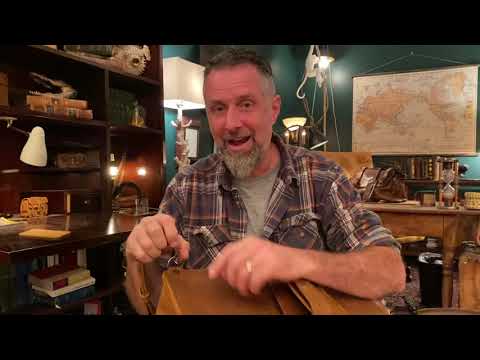 Front Pocket Leather Briefcase in depth explanation of the design